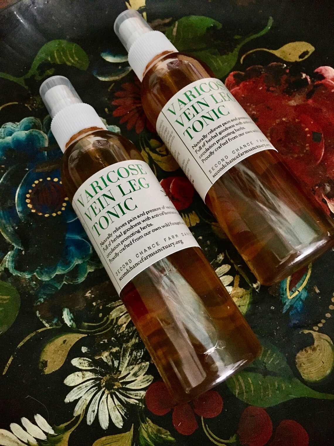 Varicose Vein Leg Tonic Made With Solar Infused Horse Etsy