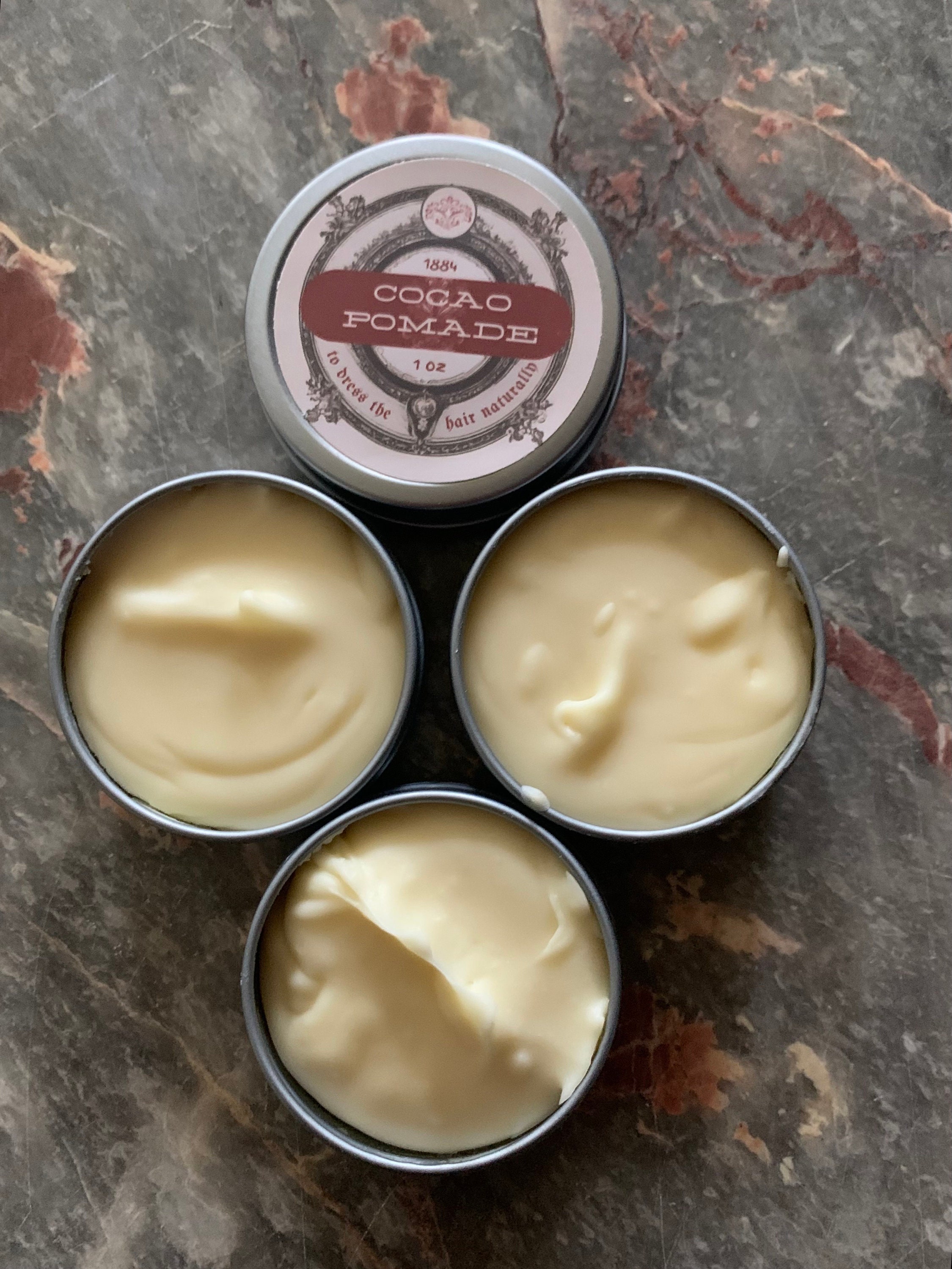 COCO専用品Crème Révolution β-1789 Cocao Pomade 1884 Hard Pomatum Skin and Lip Salve Victorian Hair