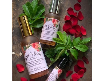 Rose & Clove Perfume, Historically Inspired Victorian Fragrance, Unisex Fragrance, Sweet and Spicy, Vegan Friendly, Vintage Makeup