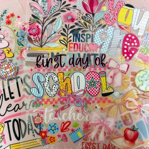 Back to School DTF Transfer Grab Bag – 10-Pack Surprise Bundle | Ready to Press Seasonal Transfers for Shirts, Totes & More | Back to School