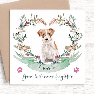 PERSONALIZED Pet Loss Card, Pet Sympathy Card Dog Sympathy Card, Personalised Dog Loss Card, Pet Memorial Card, Loss of Dog Card