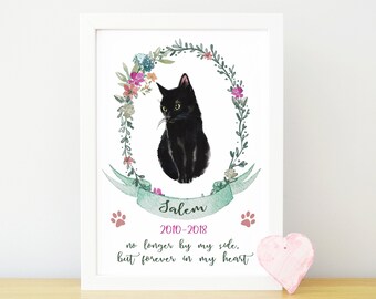 cat memorial gift etsy