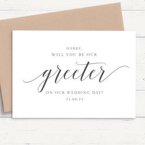 Carte de vœux personnalisée Serez-vous notre carte de vœux, Carte de proposition de bienvenue personnalisée, Cartes de proposition de mariage, Carte de demande de bienvenue