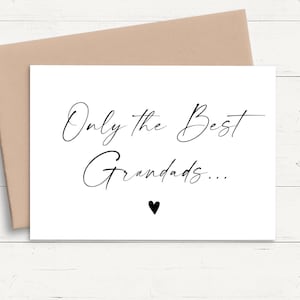 Grandad förderte zum großen Grandad Schwangerschaftsankündigungskarte-personalisiert, Opa-Vatertag-Schwangerschaftsankündigungskarte-kundenspezifisch