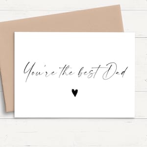 Tu es le meilleur papa, carte de faire-part grossesse heureuse fête des pères, faire-part de bébé personnalisé grand-père, faire-part de grossesse grand-père
