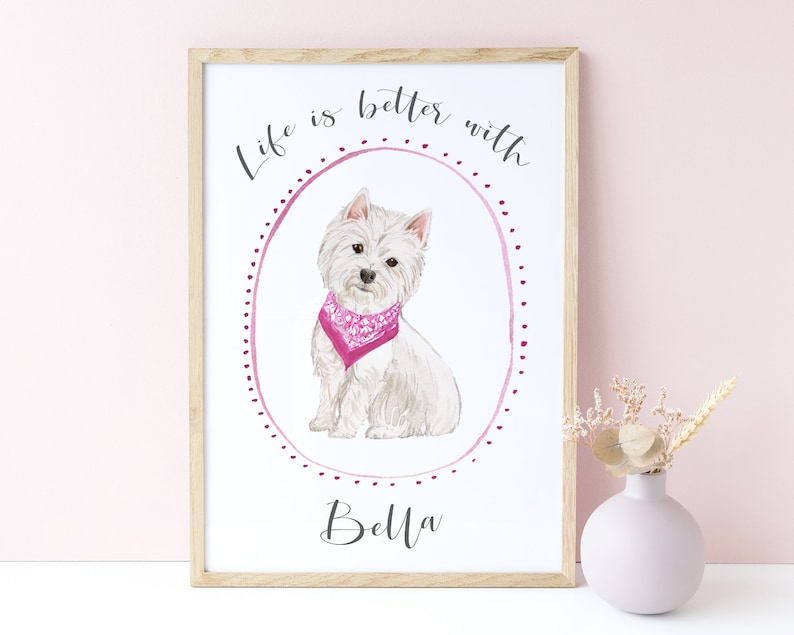 personalised westie gifts