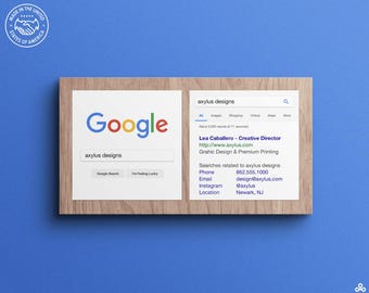 Tarjetas de presentación de Google • Minitarjetas cuadradas, SEO, marketing, promoción para pequeñas empresas, comercio electrónico, tienda en línea, impresión a todo color