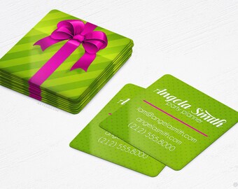 event planner business cards Party Planner Business Cards • Square Gift Box Social Cards • Design and Printing • 250, 500, 1000 | FREE Shipping