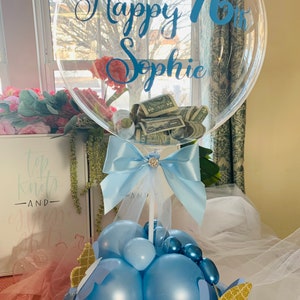 DIY Custom balloon stand, customized balloon, balloon stand, clear balloon, birthday balloon