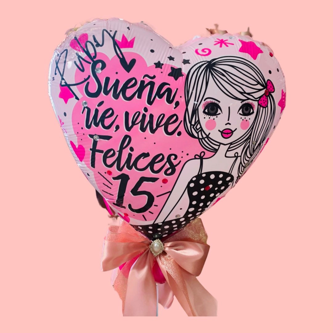 Quinceañera Balloon, Spanish Balloon, 15th Birthday, Quince