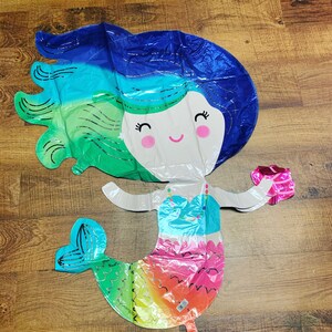 Mermaid balloon , balloon, birthday balloon, mermaid theme party,