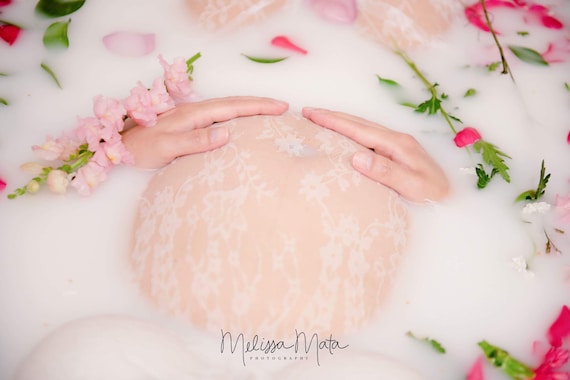 lace milk bath dress
