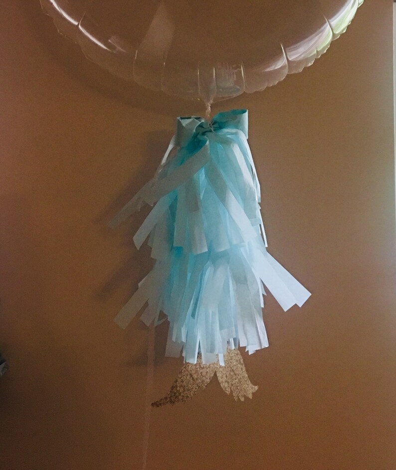 birthday decor tassels Cusrom mermaid tassel balloon tassels party decor
