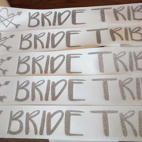 Bride Tribe Sash, Team Bride Sash, Bridal Party Sashes, Custom Bachelorette Party Banners