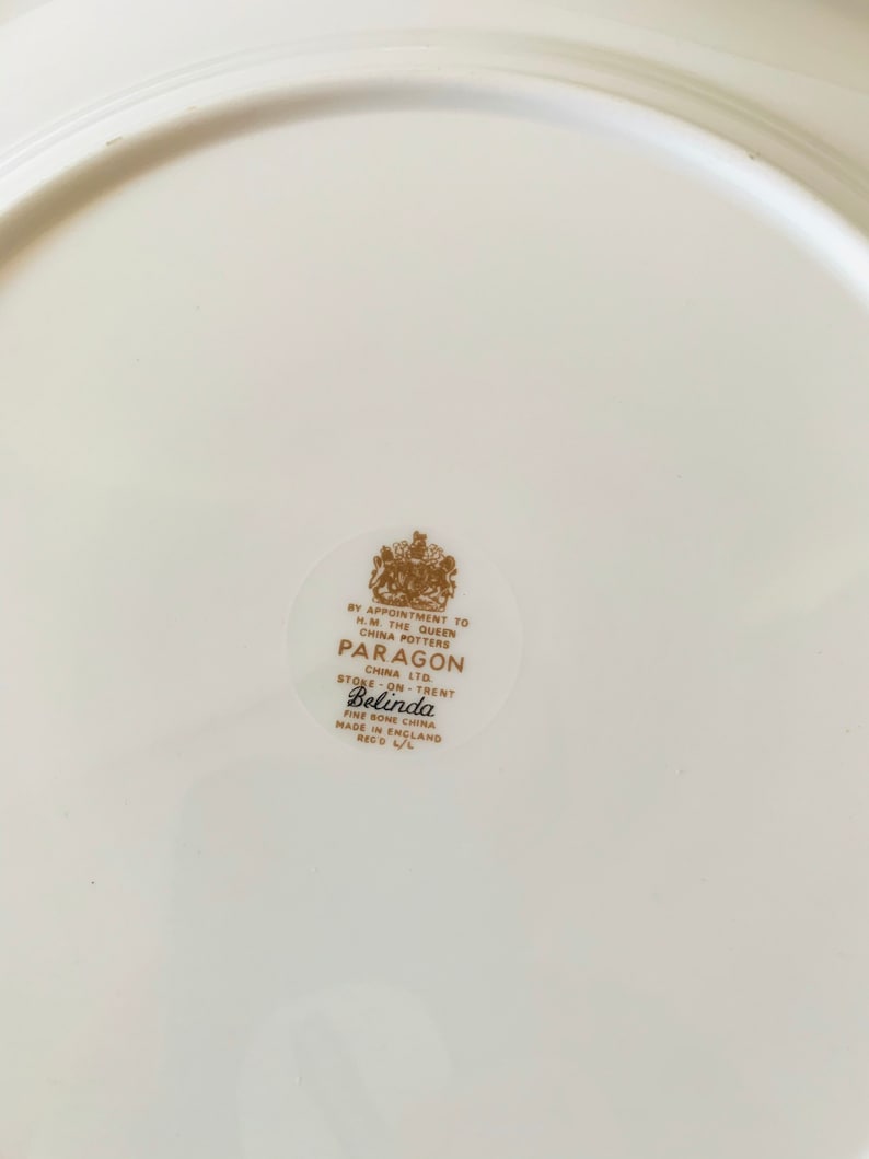 Paragon Fine Bone China Set 'belinda' Made in England Etsy