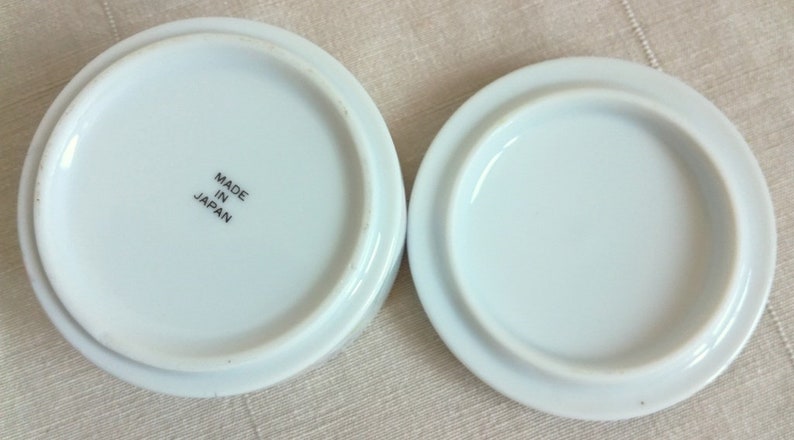 Made in Japan Porcelain Floral Trinket Box