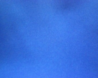 Royal Blue Polyester Blend Fabric, 3 1/4 Yds. Light-weight, Vintage
