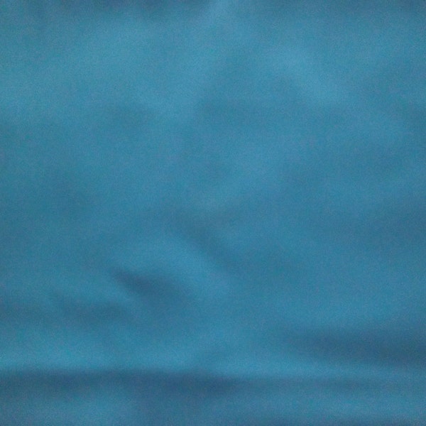 Aqua Blue Sateen Fabric, 7 3/4 yards total (approx.), early 90's, solid color, aqua blue, sateen