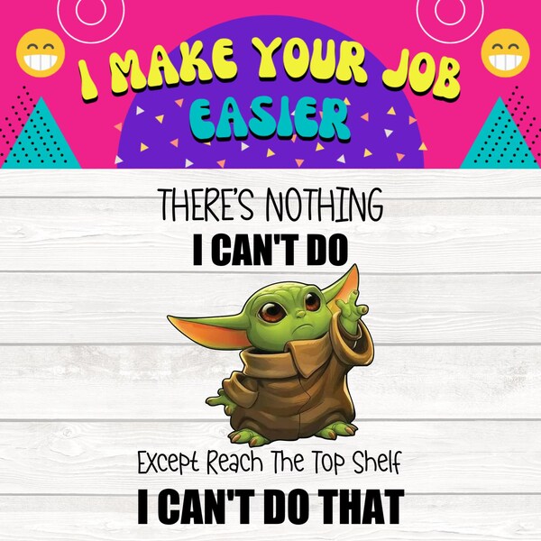 There is Nothing I Cant Do Except Reach Top Shelf Etsy Canada