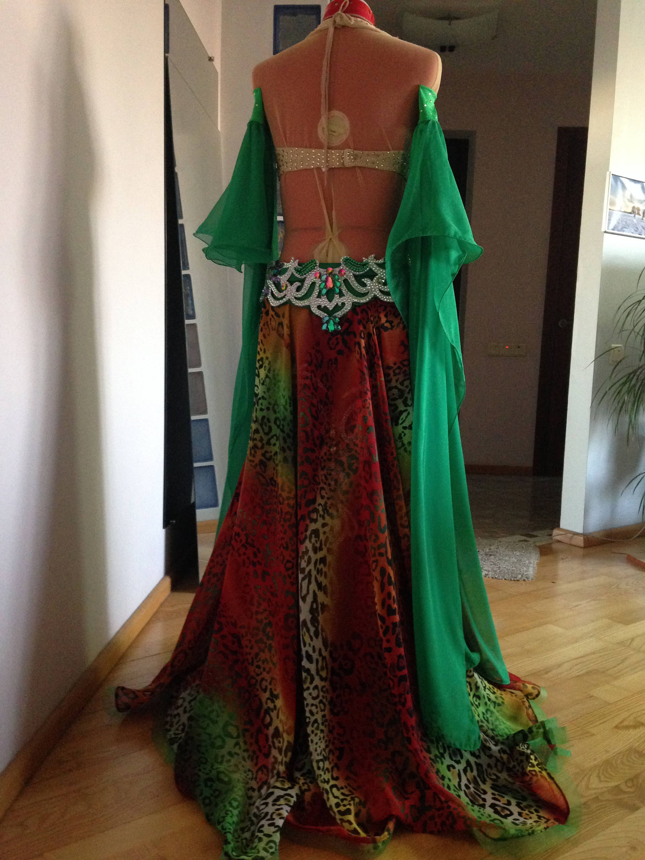 Oriental Costume Malachite for Belly Dancing. - Etsy