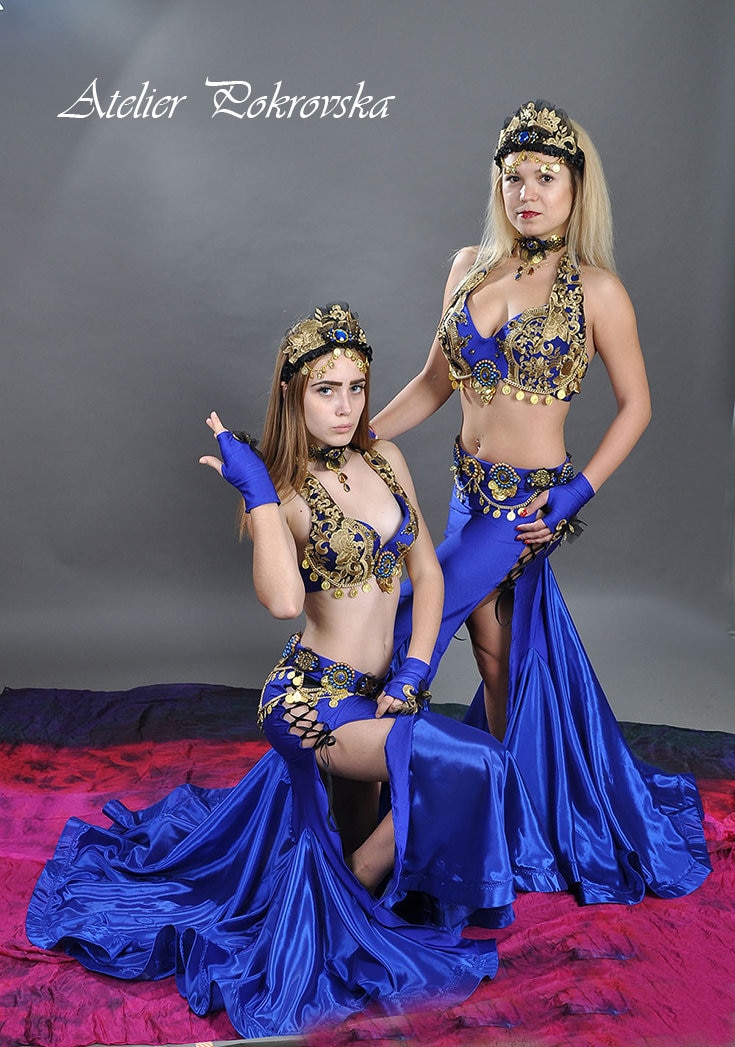 Flying Skirts Tribal Belly Dance Costumes: Village Mirror Bra