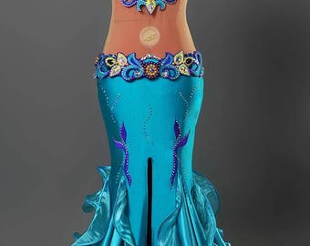 Professional belly dance costume mode "Liana"