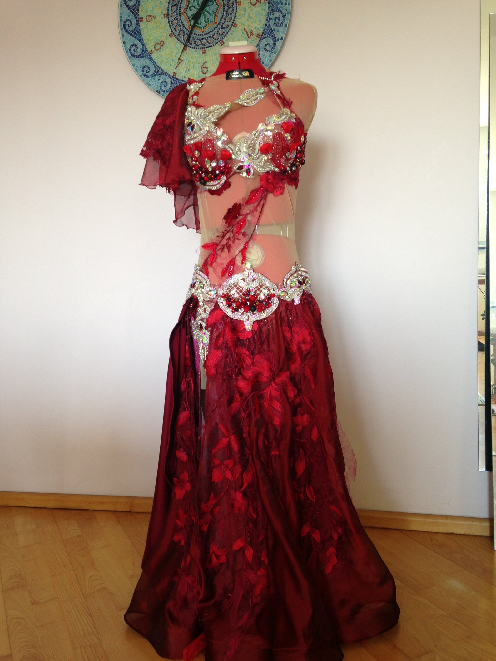 Chrysanthemum Professional Costume for Belly Dancing Etsy