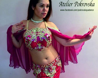 Winter Cherry Oriental costume in a romantic style ....