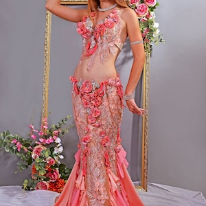 Professional costume for belly dance Bridal Style