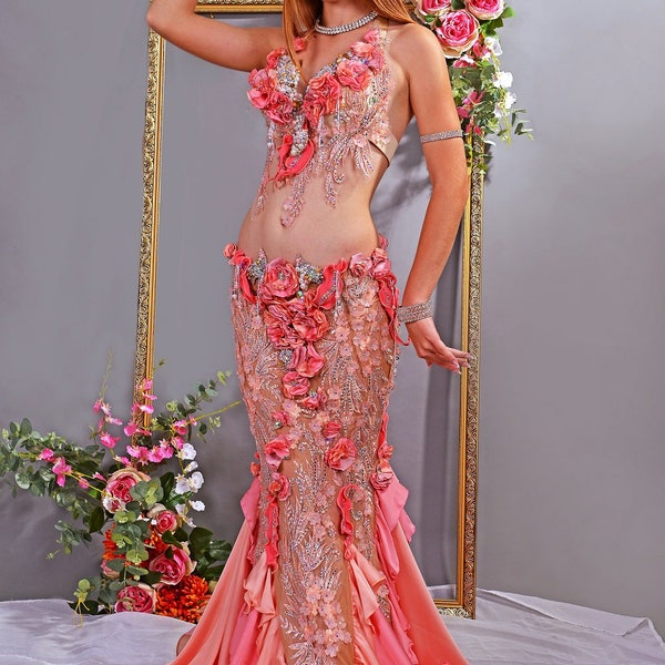 Professional costume for belly dance Bridal Style