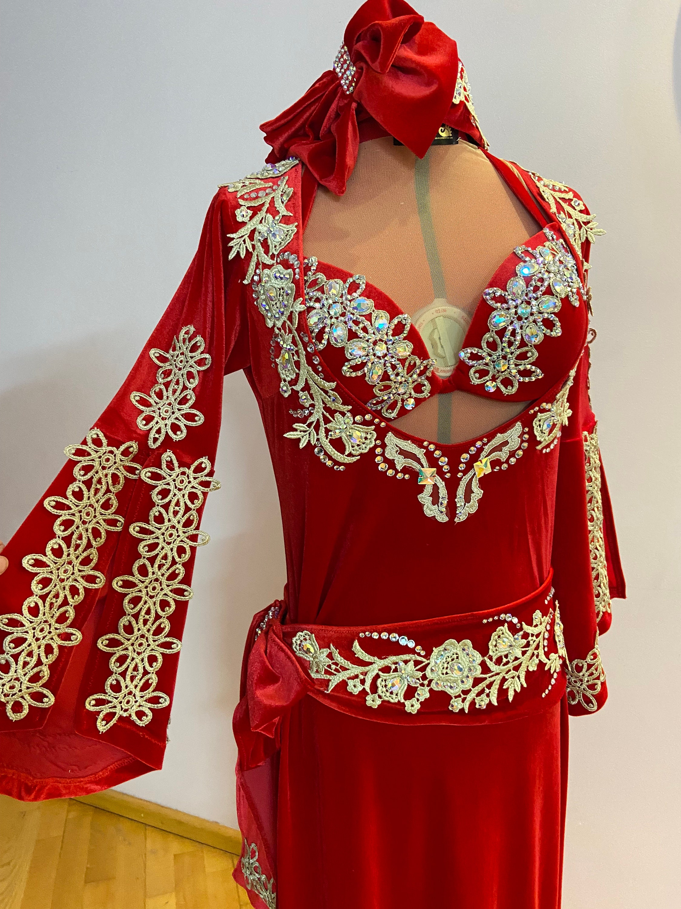 Velo Danza del Vientre imitación seda, 1001 trajes danza oriental