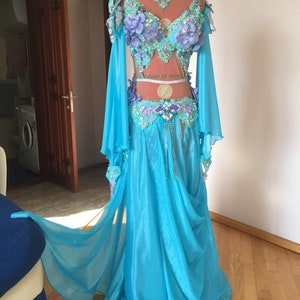 Oriental Costume: Lavender Aqua - Etsy