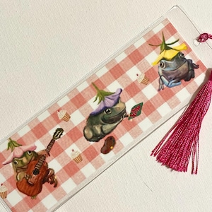 Frog Bookmark, Cottagecore Bookmark, Frog Stationary, Frog & Toad, Cute Bookmarks