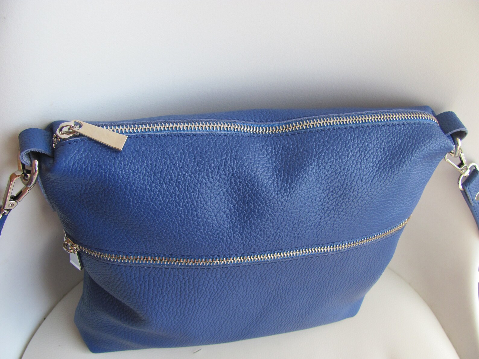 Blue Crossbody Bag - wide 7