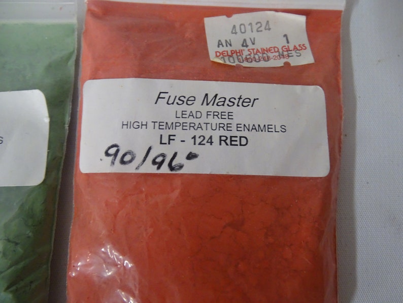 Fuse Master High Temperature Enamels 90&96coe Etsy