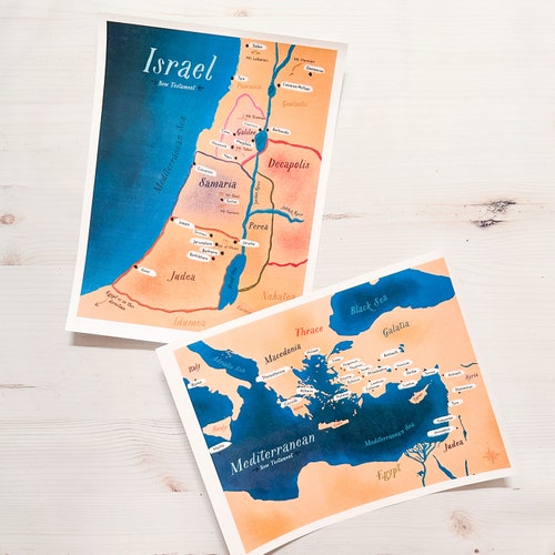 Come Follow Me 2023 New Testament Maps - Etsy