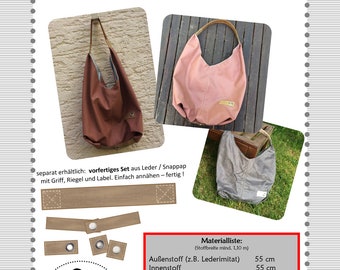 Instructions de couture sac shopper Fine snappap kulörtexx