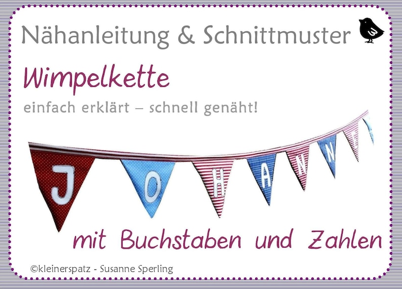 Nähanleitung Wimpelkette Bild 0