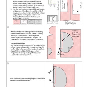 Nähanleitung, Schnittmuster Kleid mit Kellerfalte Bild 3