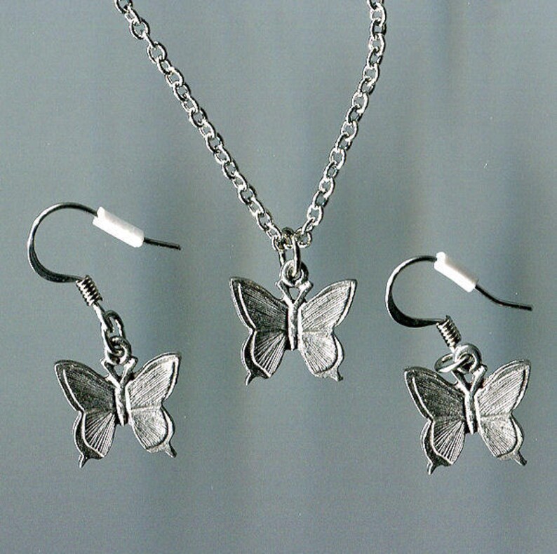 Butterfly Jewelry, Butterfly, Butterfly Earrings, Butterfly Necklace