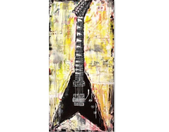 Jackson flying v electric guitar deals