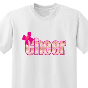 Cheerleader T-Shirt &quot;Cheer with Bow&quot;