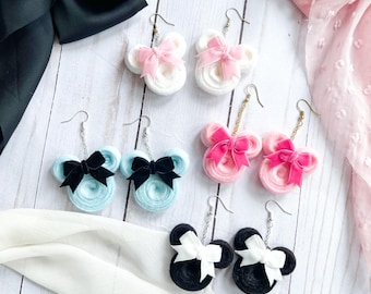 Velvet Bow Mini Felties - You Choose the Colors