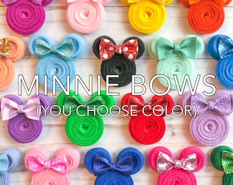 Disney Minnie Mouse Feltie - You Choose the Colors
