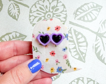 Floral Ghost Feltie