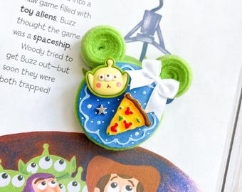 Alien Pizza Feltie