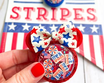 Stars & Stripes Patriotic Feltie