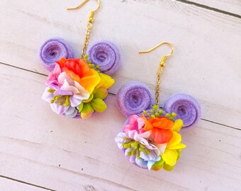 You Grow Girl Feltie Earrings - You Choose the Colors