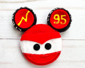 Lightning McQueen Feltie