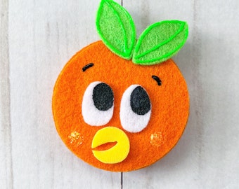 Orange Bird Feltie